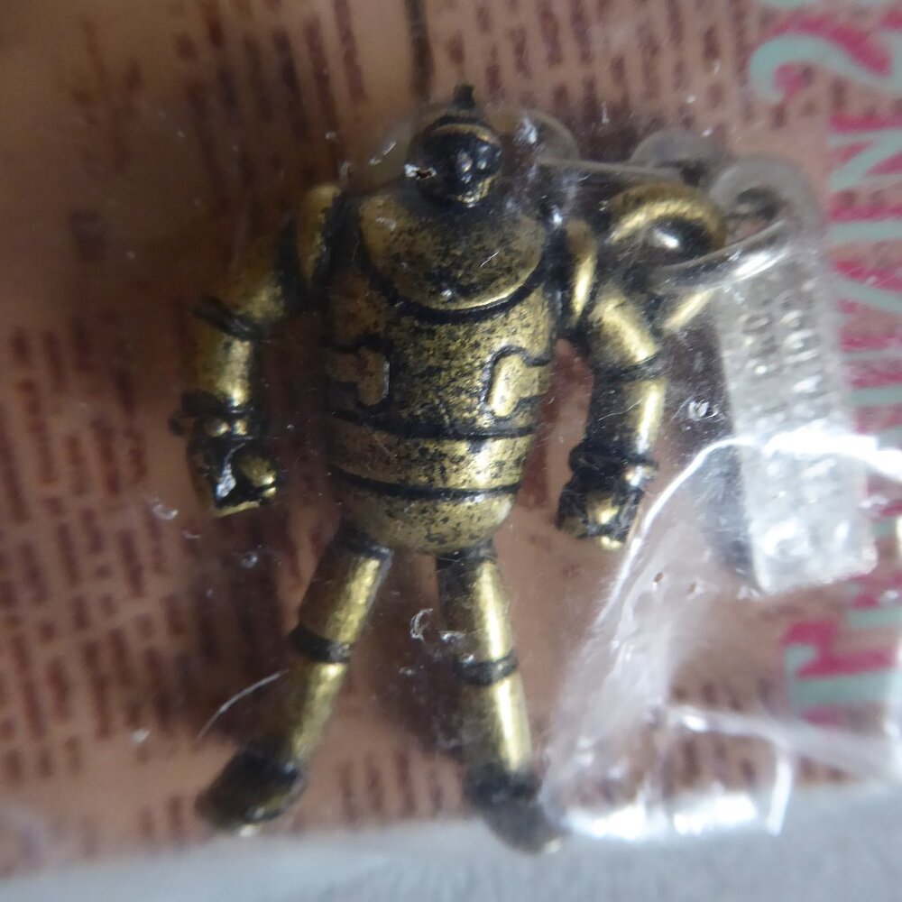 NEW 1992 JAPAN ANIME T-28 TETSUJIN 28 GIGANTOR BRASS METAL KEYCHAIN FIGURE